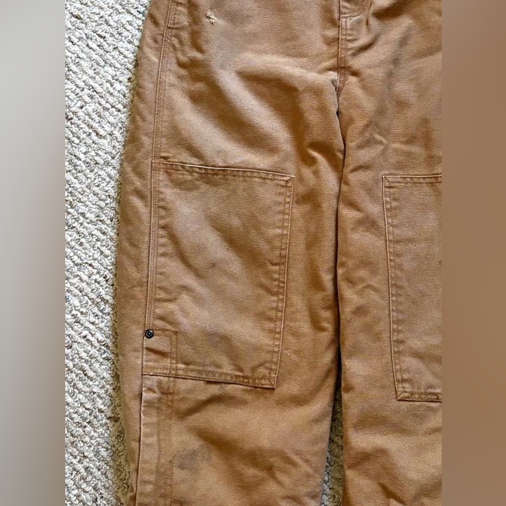 Carhartt Tan Bibs - Picture 2 of 2